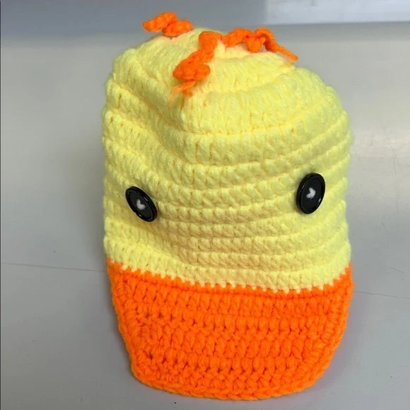 NWOT Baby Outfit Duck Hand Crochet Costume PhotoOp Party Halloween - Picture 3 of 9